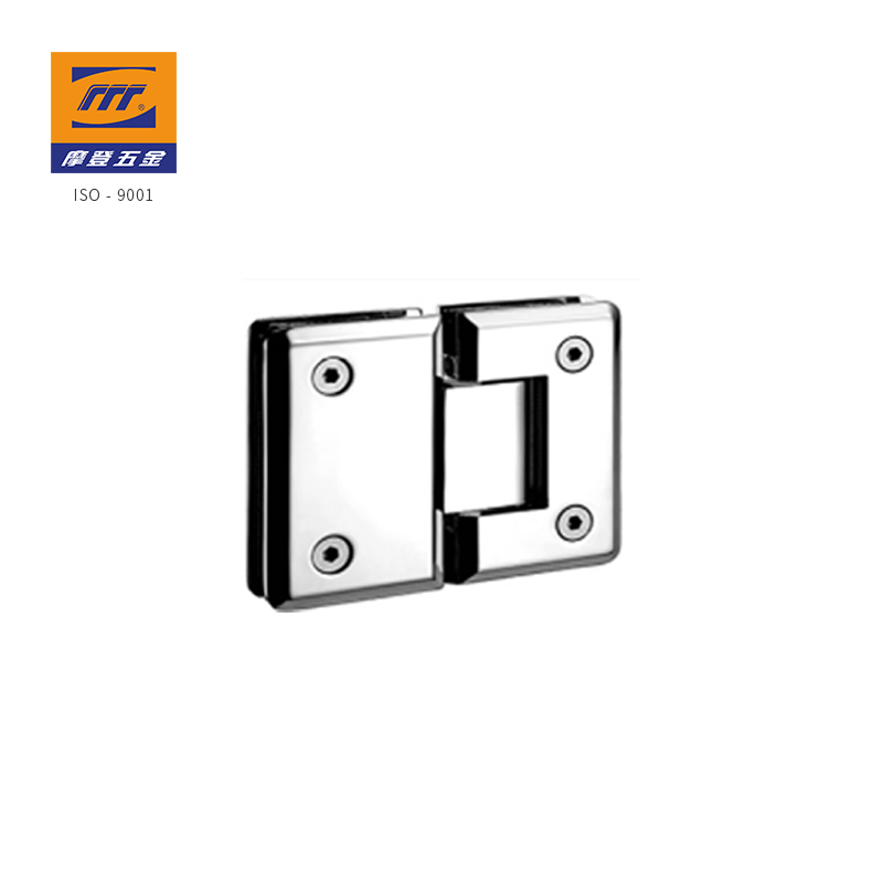 Shower Door Hinge (Chamfered Edge, 180-degree)｜MF-314F-CR(5mm)
